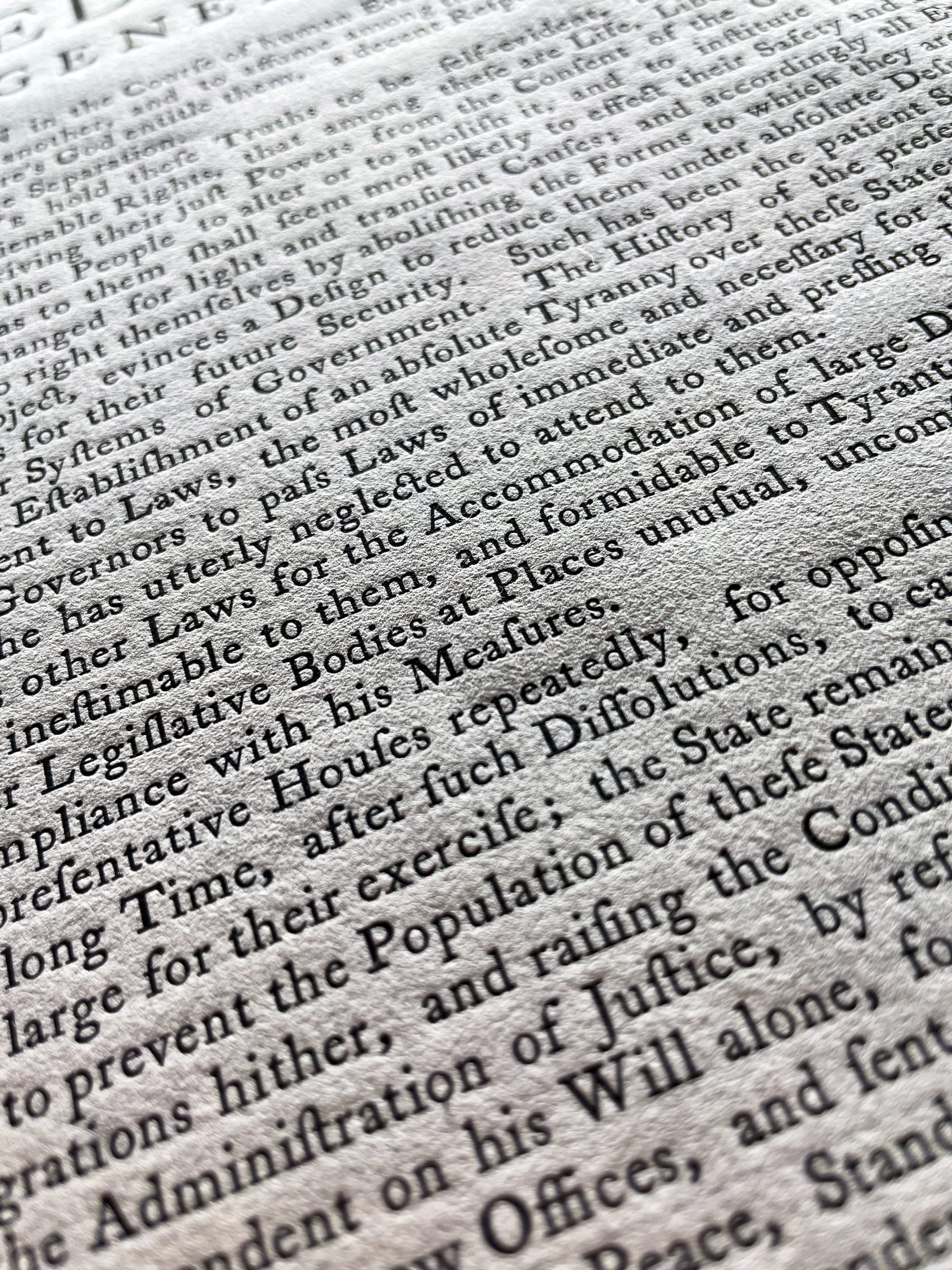 The Declaration of Independence, Dunlap Broadside