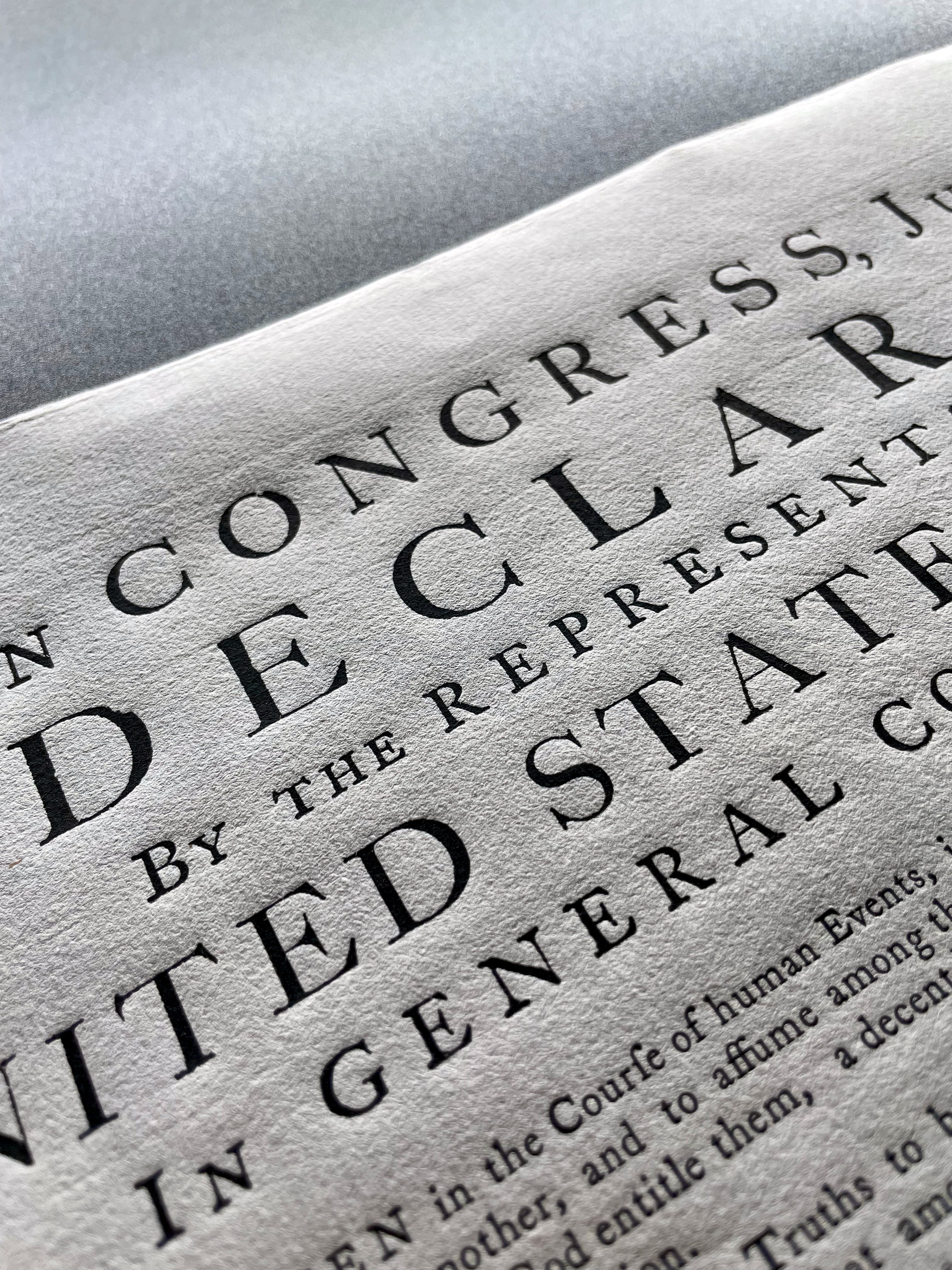 The Declaration of Independence, Dunlap Broadside
